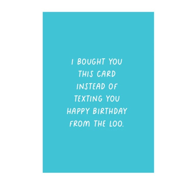 I Bought You This Card