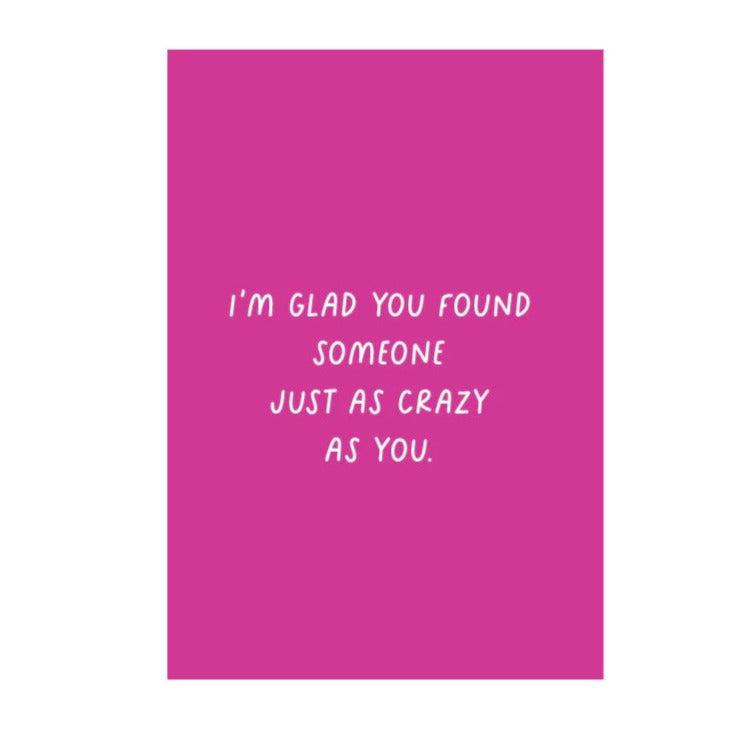 Glad You Found Someone