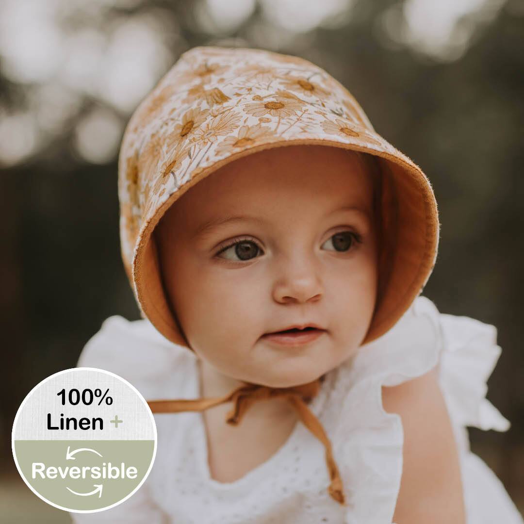 Reversible Sun Bonnet (Marguerite/Maize)