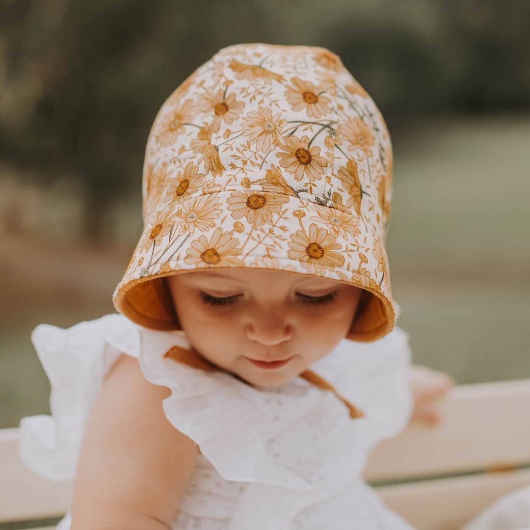Reversible Sun Bonnet (Marguerite/Maize)