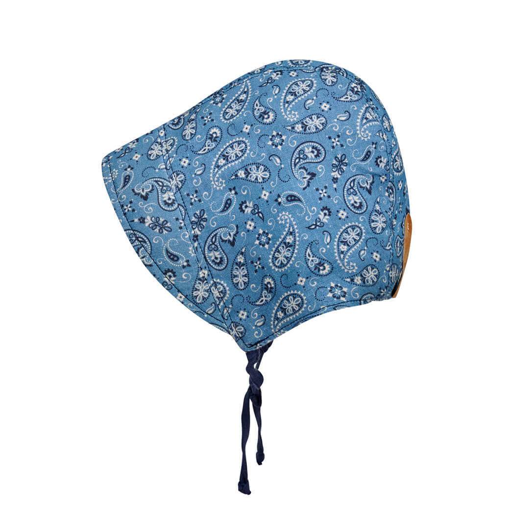 Reversible Sun Bonnet (Paisley/Indigo)