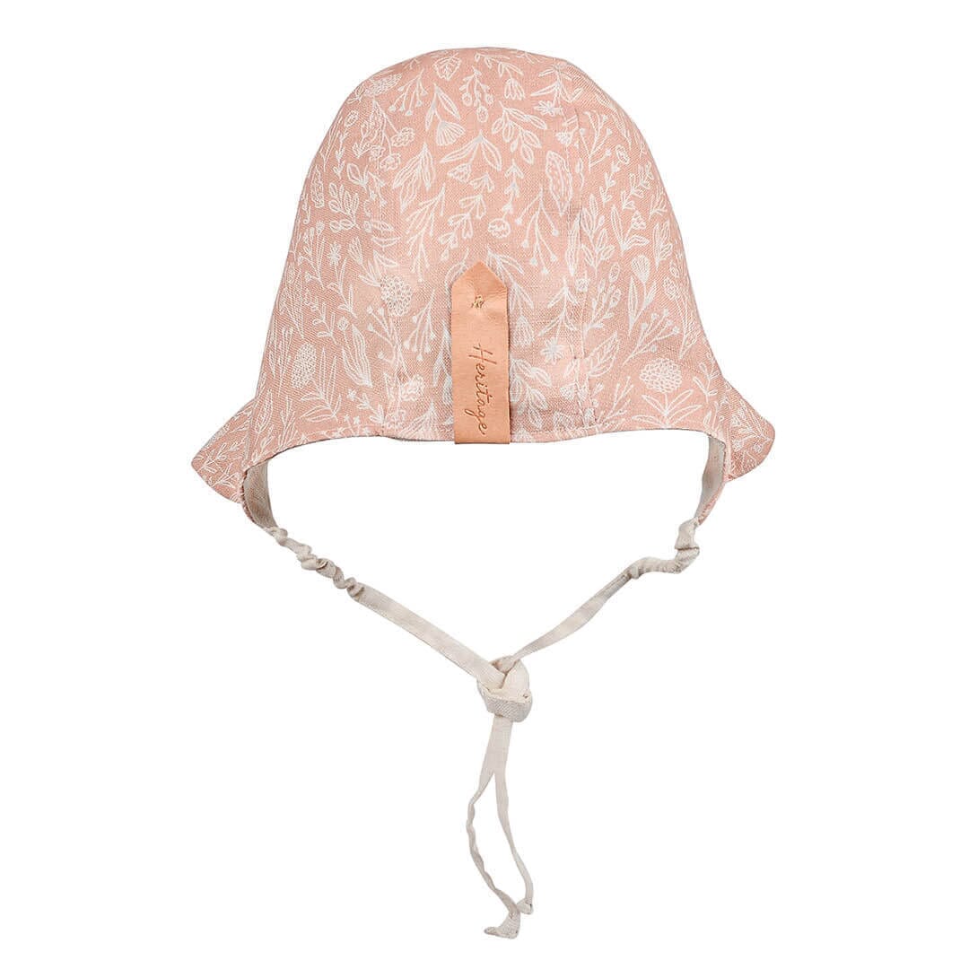 Searcher Reversible Ruffle Bonnet (Freya/Flax)