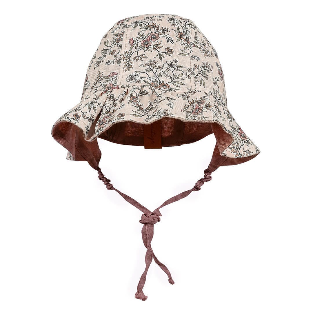 Searcher Reversible Ruffle Bonnet (Penelope/Rosa)