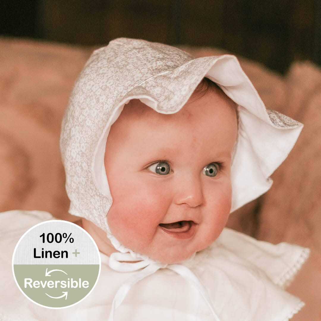 Searcher Reversible Ruffle Bonnet (Willow/Blanc)