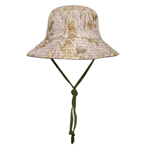 Kids Reversible Sun Hat (Mallee/Olive)