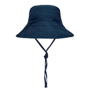 Kids Reversible Sun Hat (Paisley/Indigo)