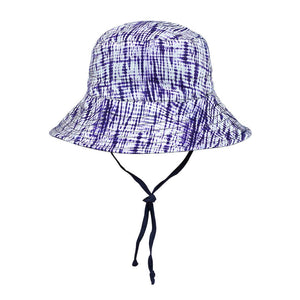Explorer Kids Reversible Bucket Hat (Shibori/Indigo)