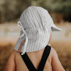 Lounger Baby Riversible Flap Sun Hat (Finley/Blanc)