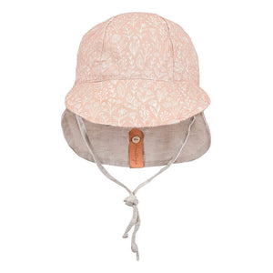 Lounger Baby Reversible Flap Sun Hat (Freya/Flax)