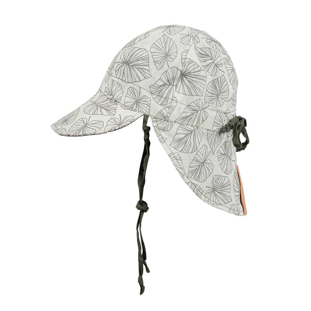 Lounger Baby Reversible Flap Sun Hat (Leaf/Moss)
