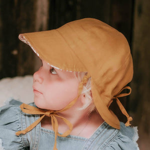 Lounger Baby Reversible Flap Sun Hat (Matilda/Maize)