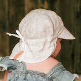 Lounger Baby Reversible Flap Sun Hat (Willow/Blanc)