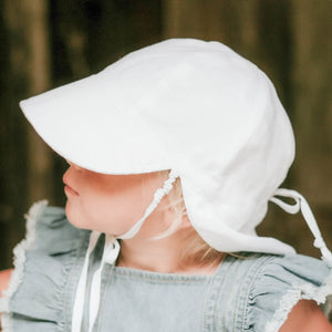 Lounger Baby Reversible Flap Sun Hat (Willow/Blanc)