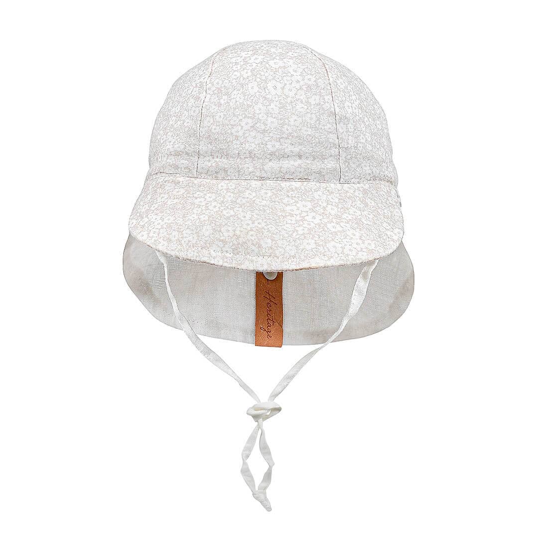 Lounger Baby Reversible Flap Sun Hat (Willow/Blanc)