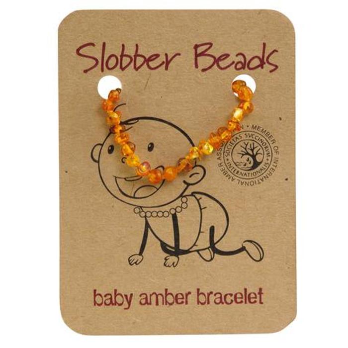 Amber Baby Teething Bracelet (Honey Round)