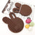 Easter Edition Chocolate Bunny Teether (Brown)