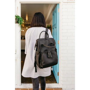 Sunday Luxe Backpack Nappy Bag (Black)