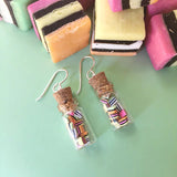 Licorice Allsorts Jar Dangley Earrings