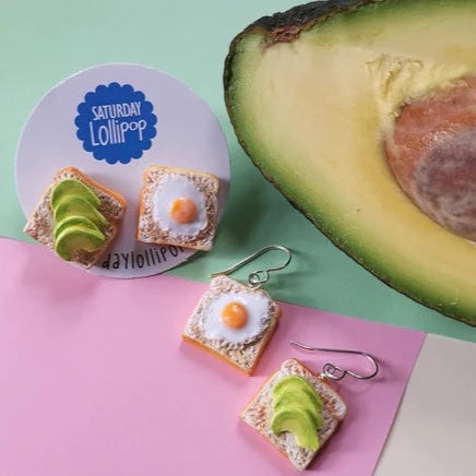 Avo & Egg Brunch Dangley Earrings