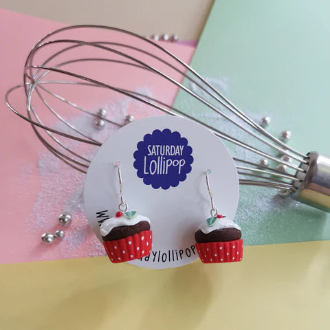 Christmas Cupcake Dangles