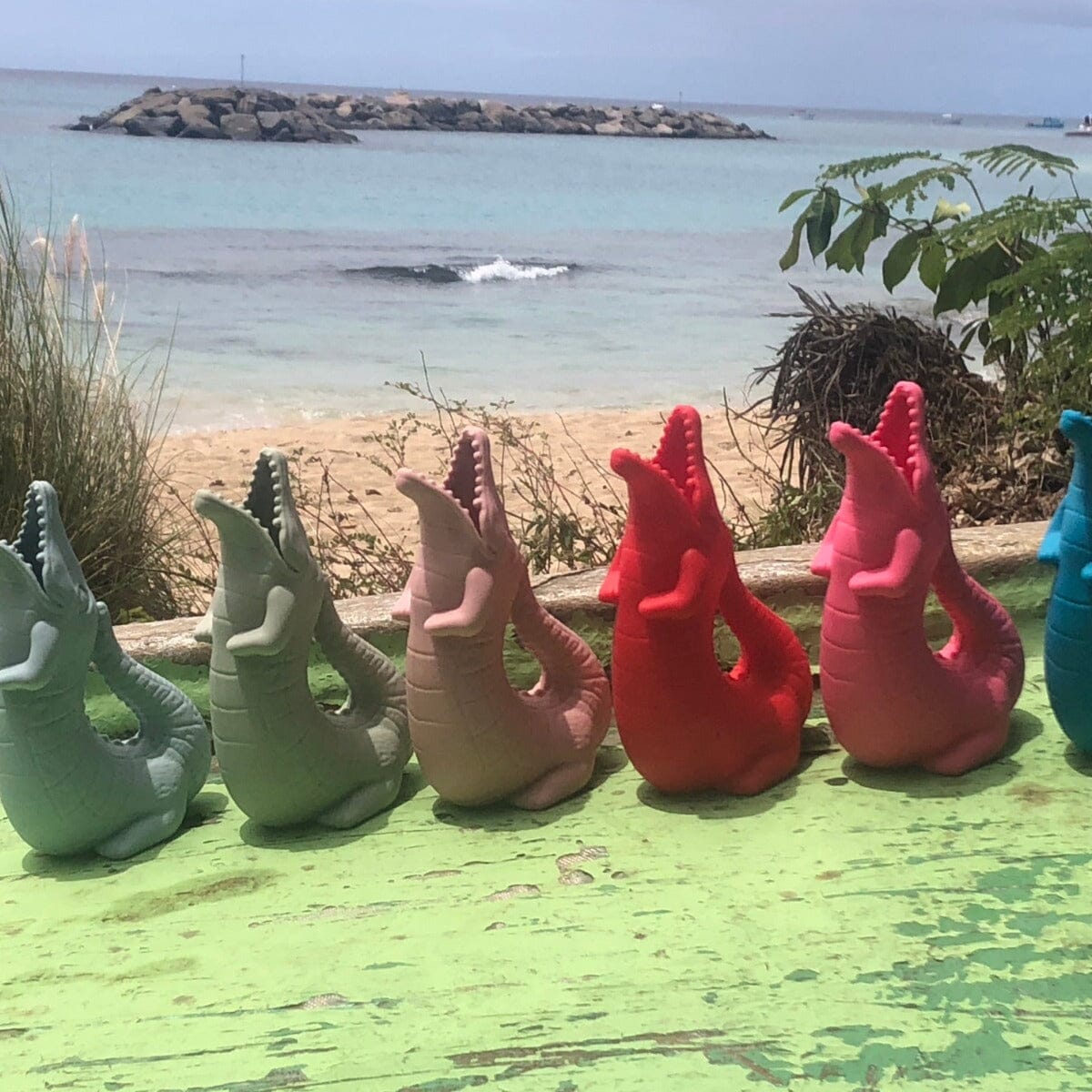 Scrunch Crocodile (Dusty Rose)