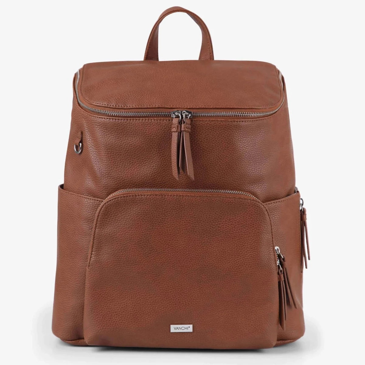 The Frankie Everyday Backpack - Vegan (Pebbled Tan)