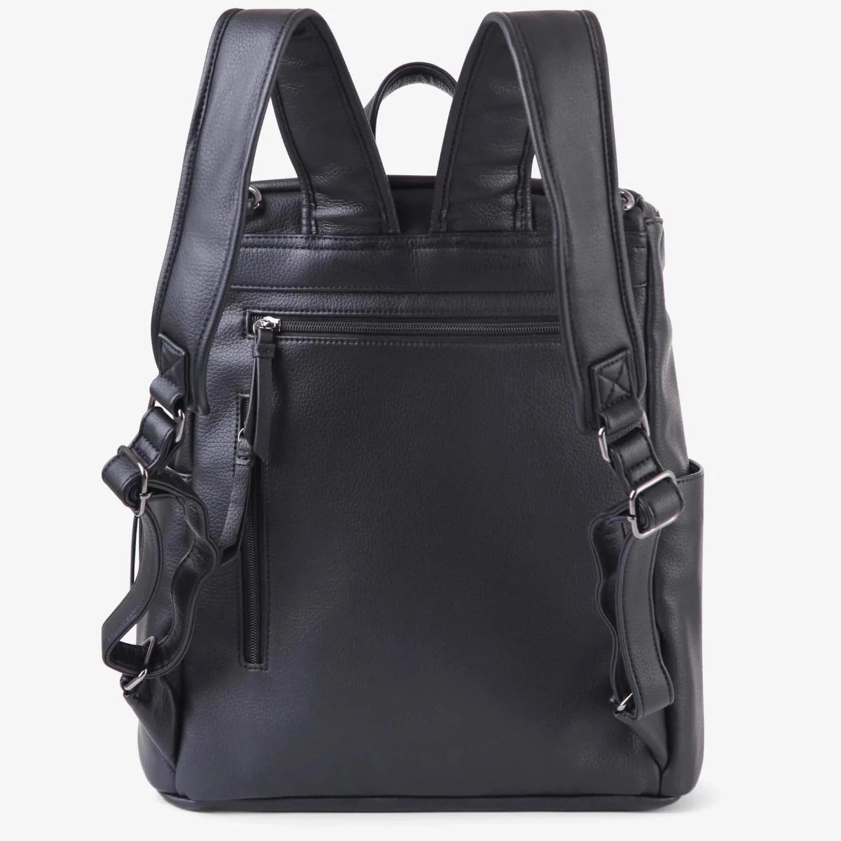 The Frankie Everyday Backpack - Vegan (Black/Gunmetal)