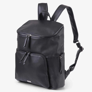 The Frankie Everyday Backpack - Vegan (Black/Gunmetal)
