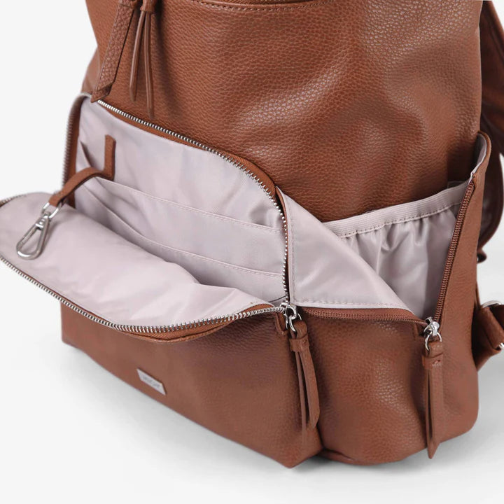 The Frankie Everyday Backpack - Vegan (Pebbled Tan)