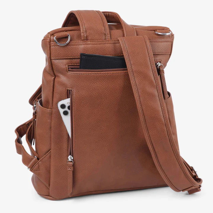 The Frankie Everyday Backpack - Vegan (Pebbled Tan)