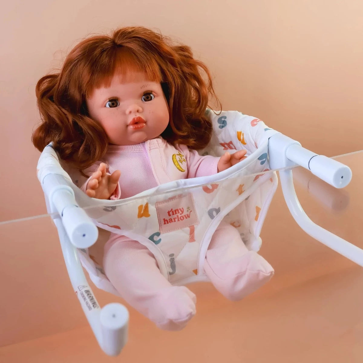 Dolls High Chair Seat (Alphabet Soup)