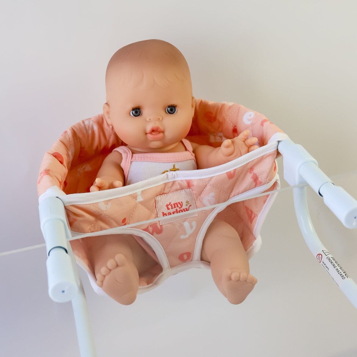 Dolls High Chair Seat (Peachy Alphabet)