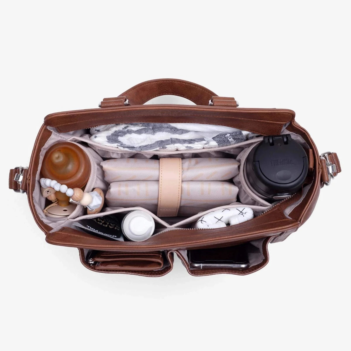 Amelia Convertible Pram Caddy (Tan)