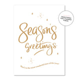 Seasons Greetings Xmas Card