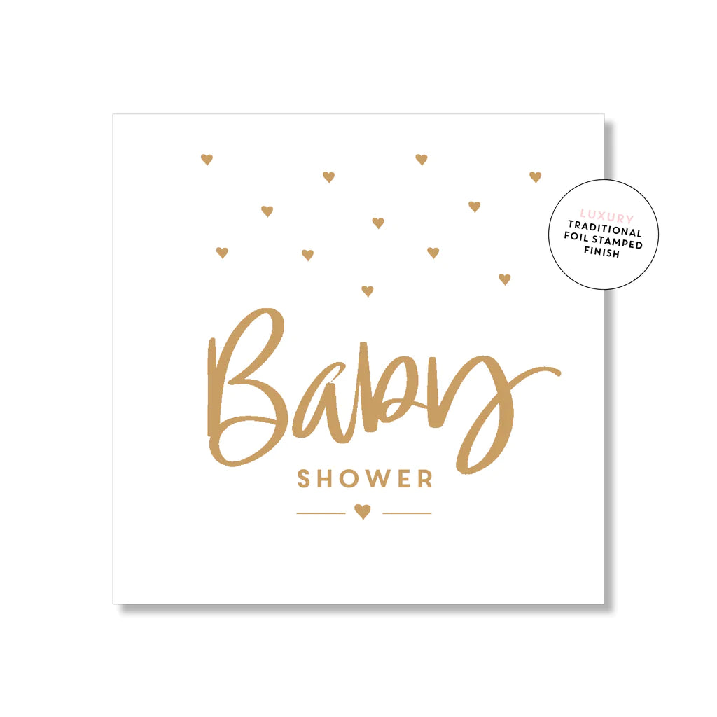 Baby Shower Small Greeting Card
