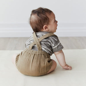 Cotton Muslin Noel Suspender Bloomer - Oak