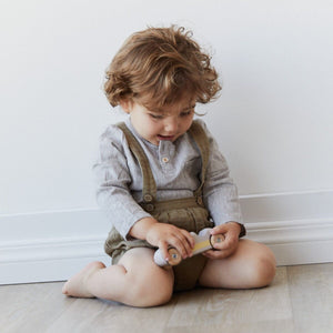 Jacob Linen Cotton Top - Olive