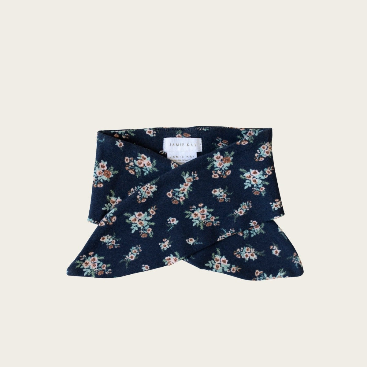 Organic Cotton Headband (Sapphire Floral)