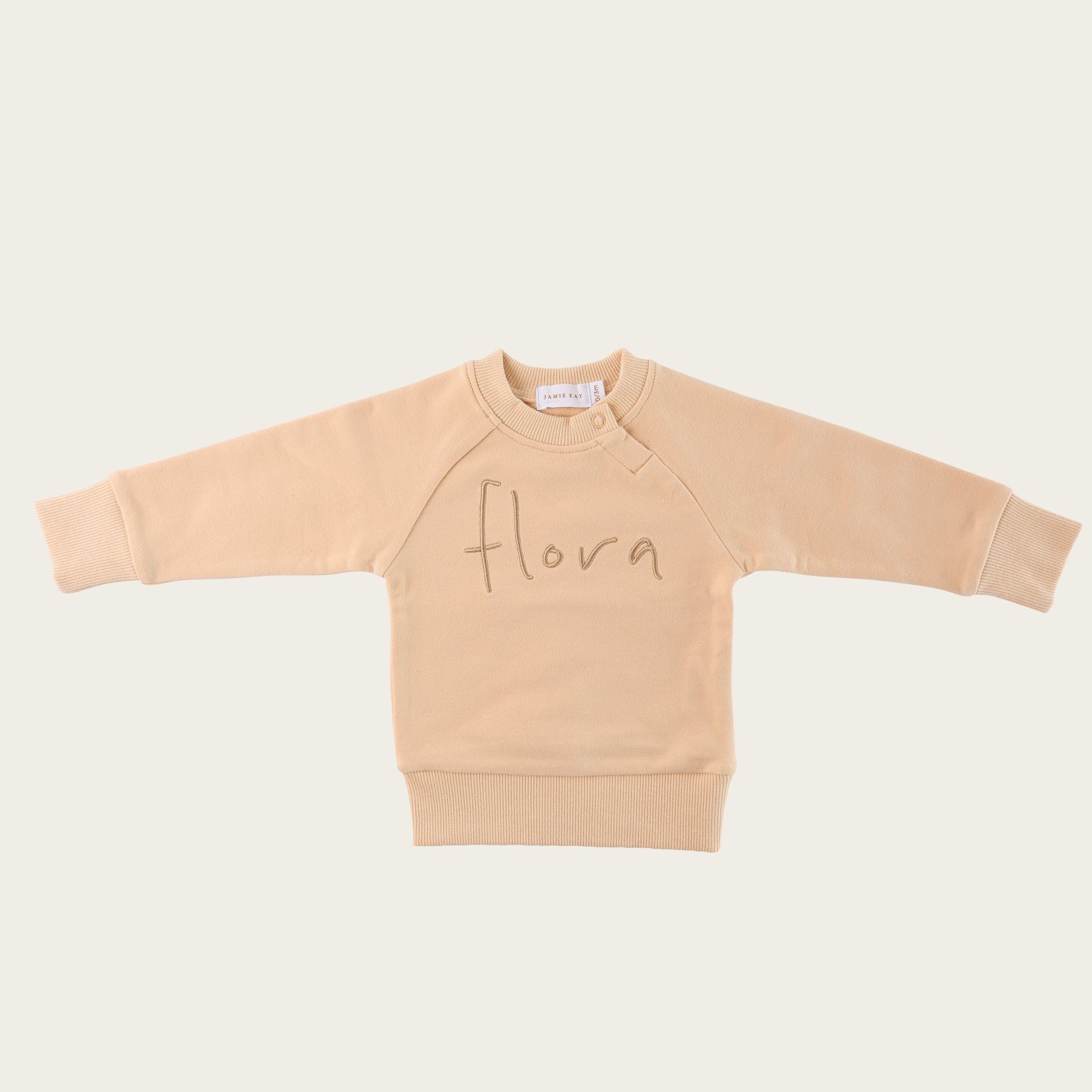 Flora Sweatshirt (Honey Peach)