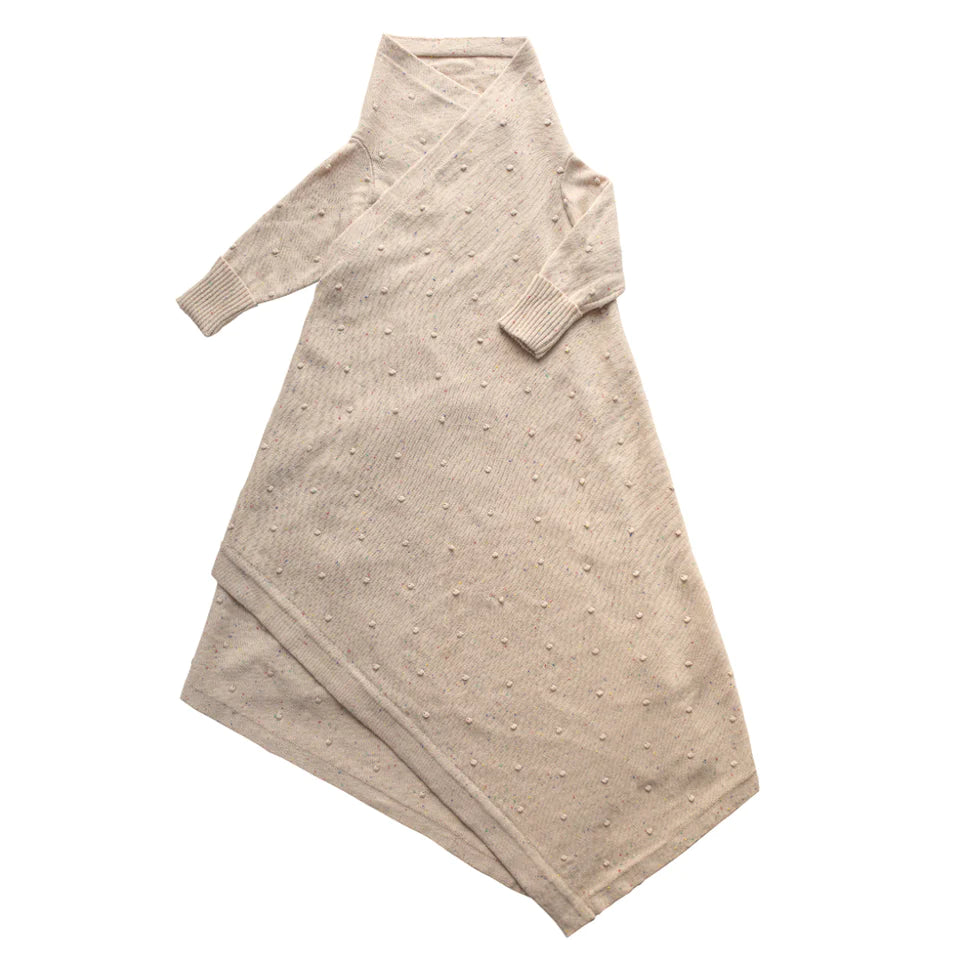 Bobble Knit Shwrap (Caramel)