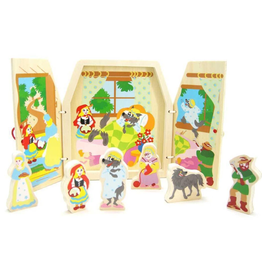 Wooden Storytelling - Red Riding Hood