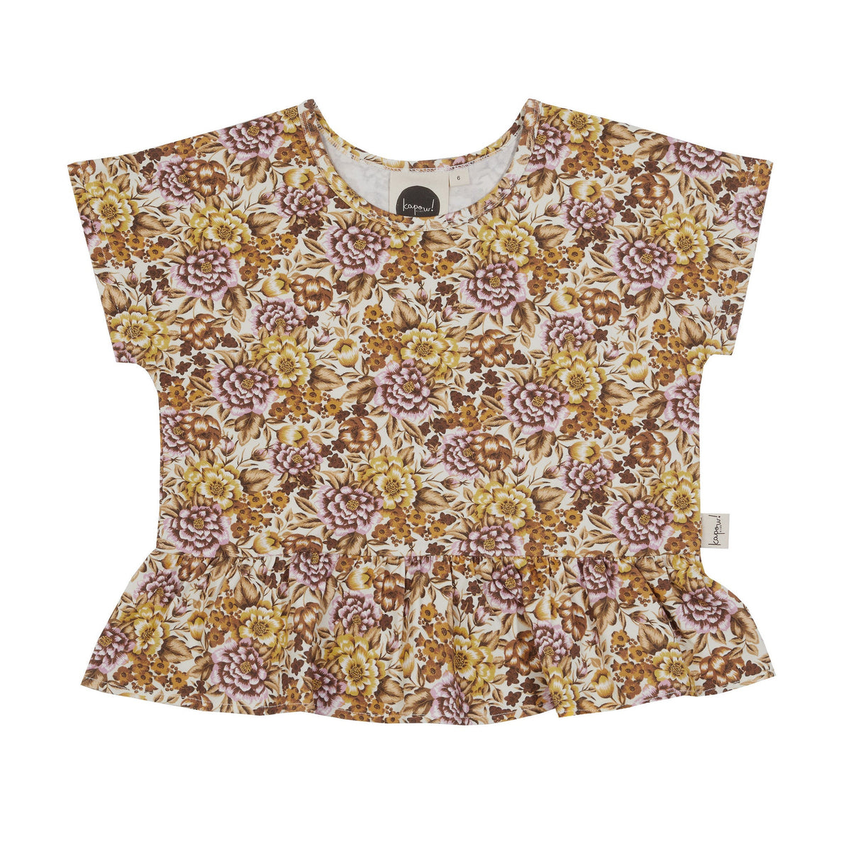 Lavender Peplum T-Shirt