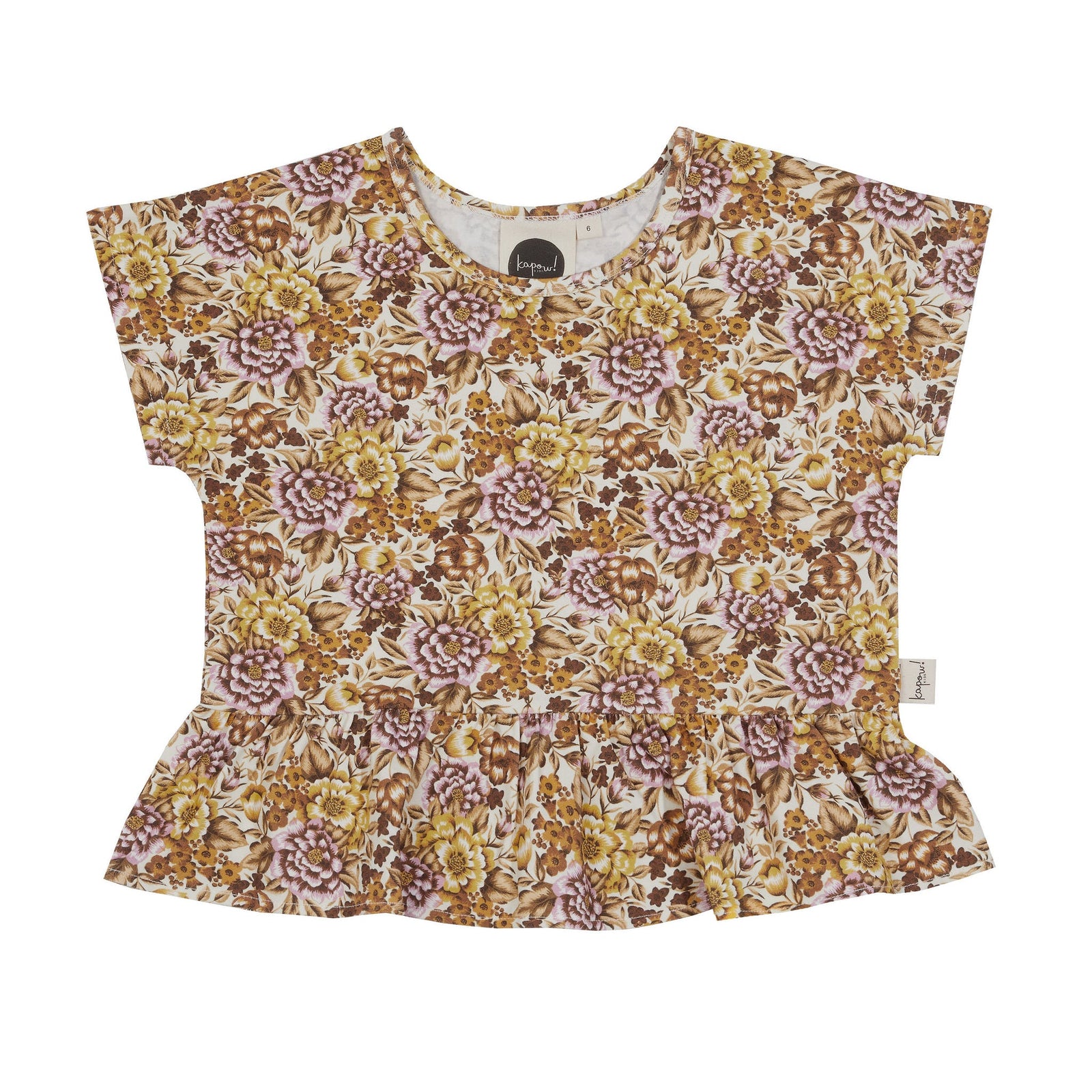 Lavender Peplum T-Shirt