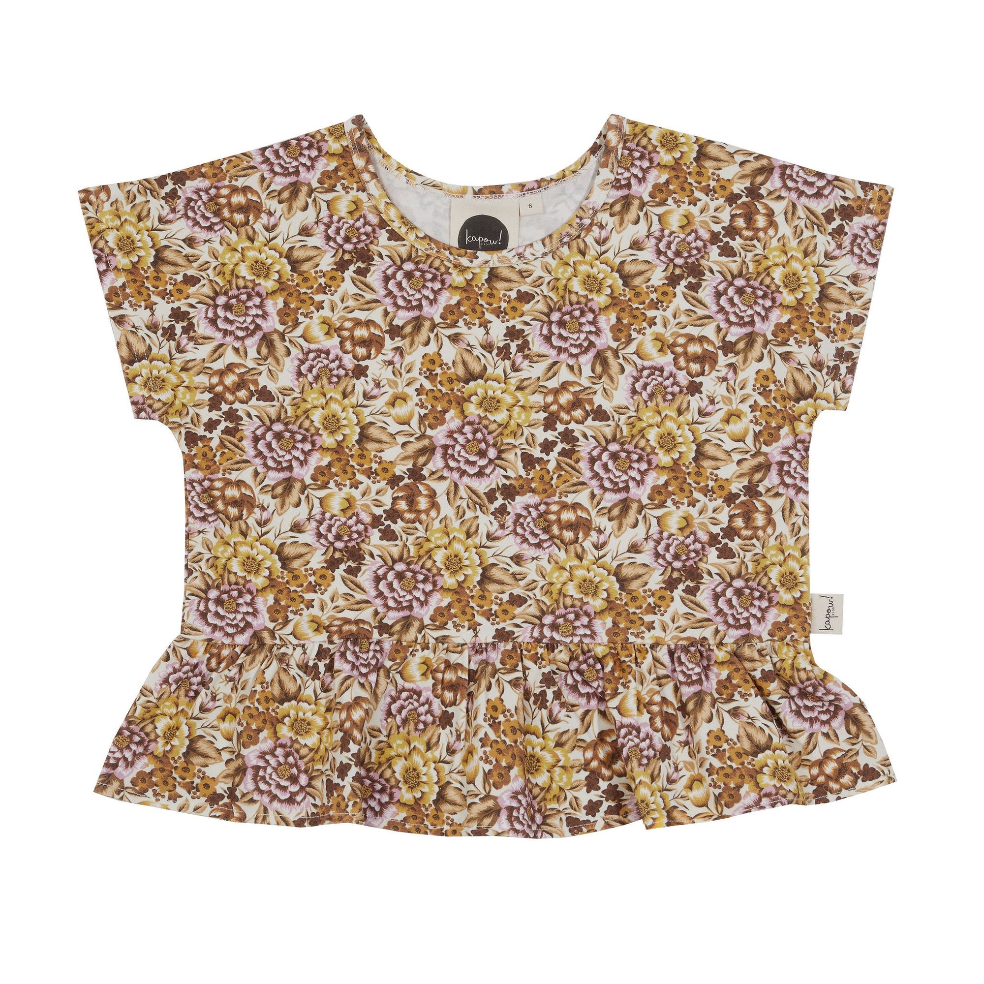 Lavender Peplum T-Shirt