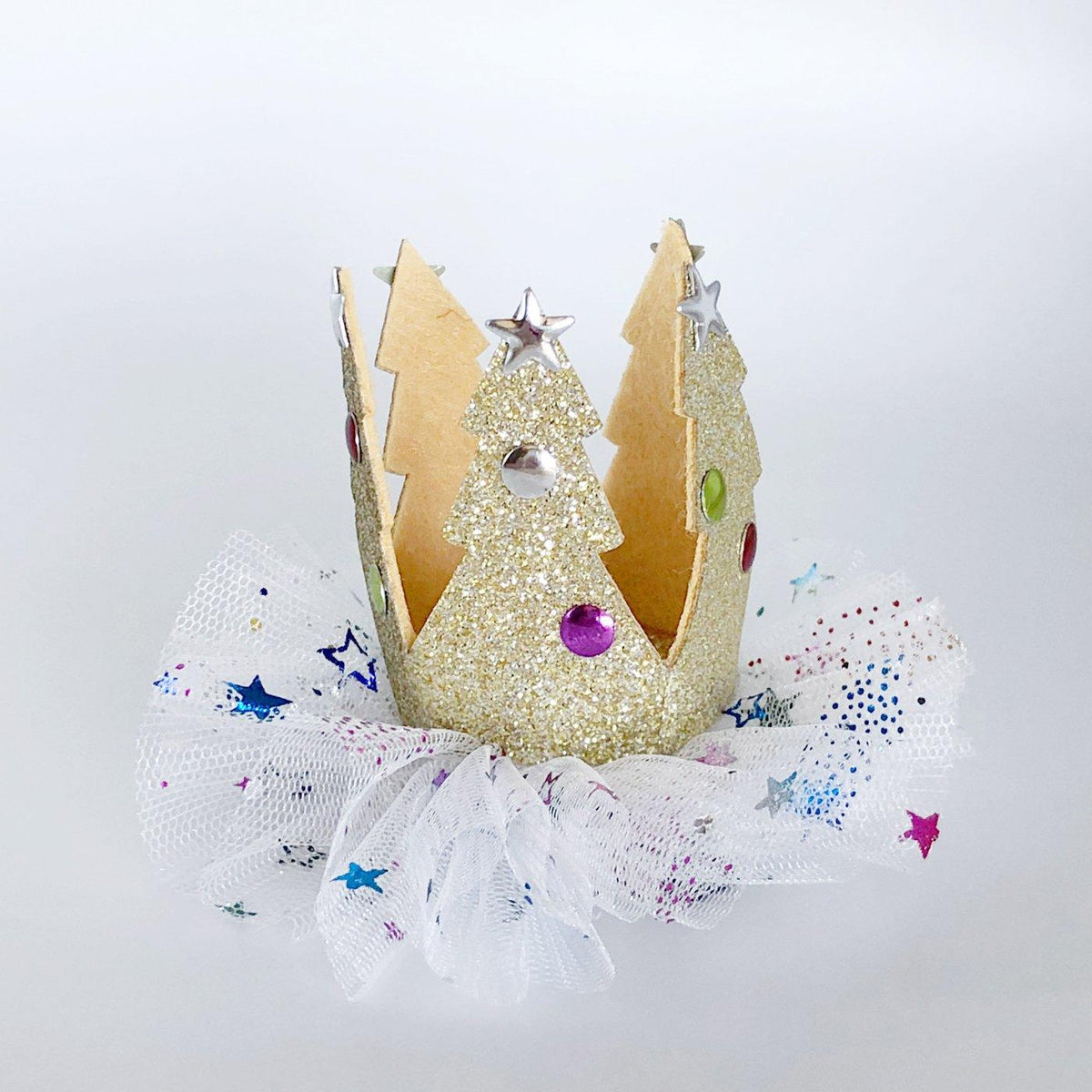 Sparkle Xmas Tree Hair Clip