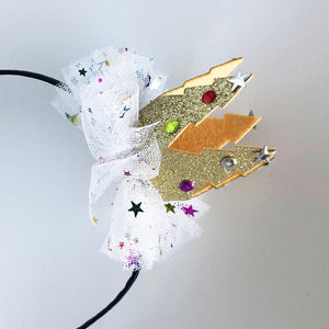 Sparkle Xmas Tree Headband