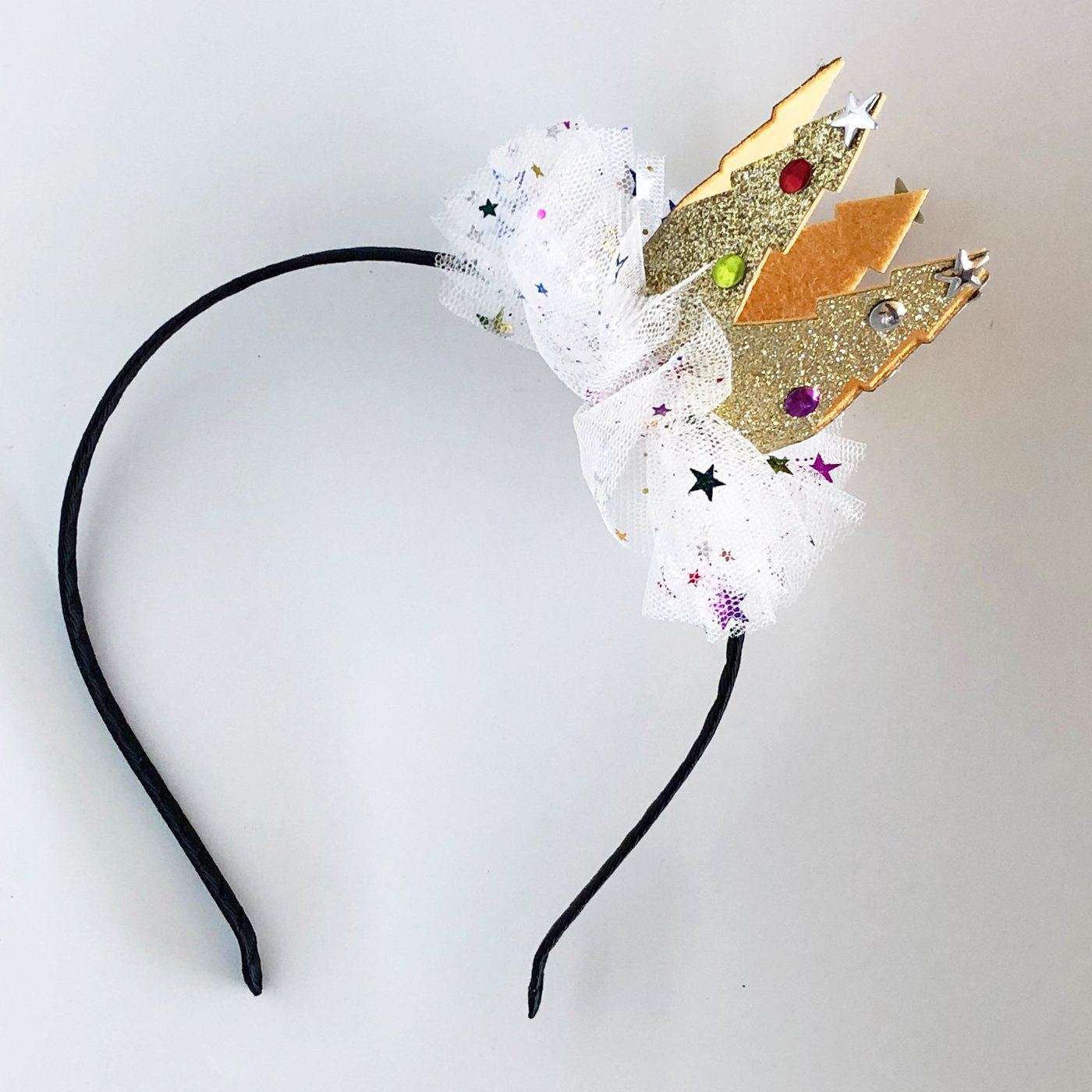 Sparkle Xmas Tree Headband