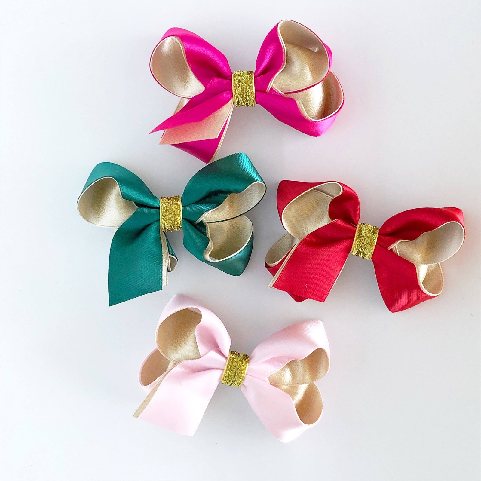 Festive Satin Bow (6 Colours)