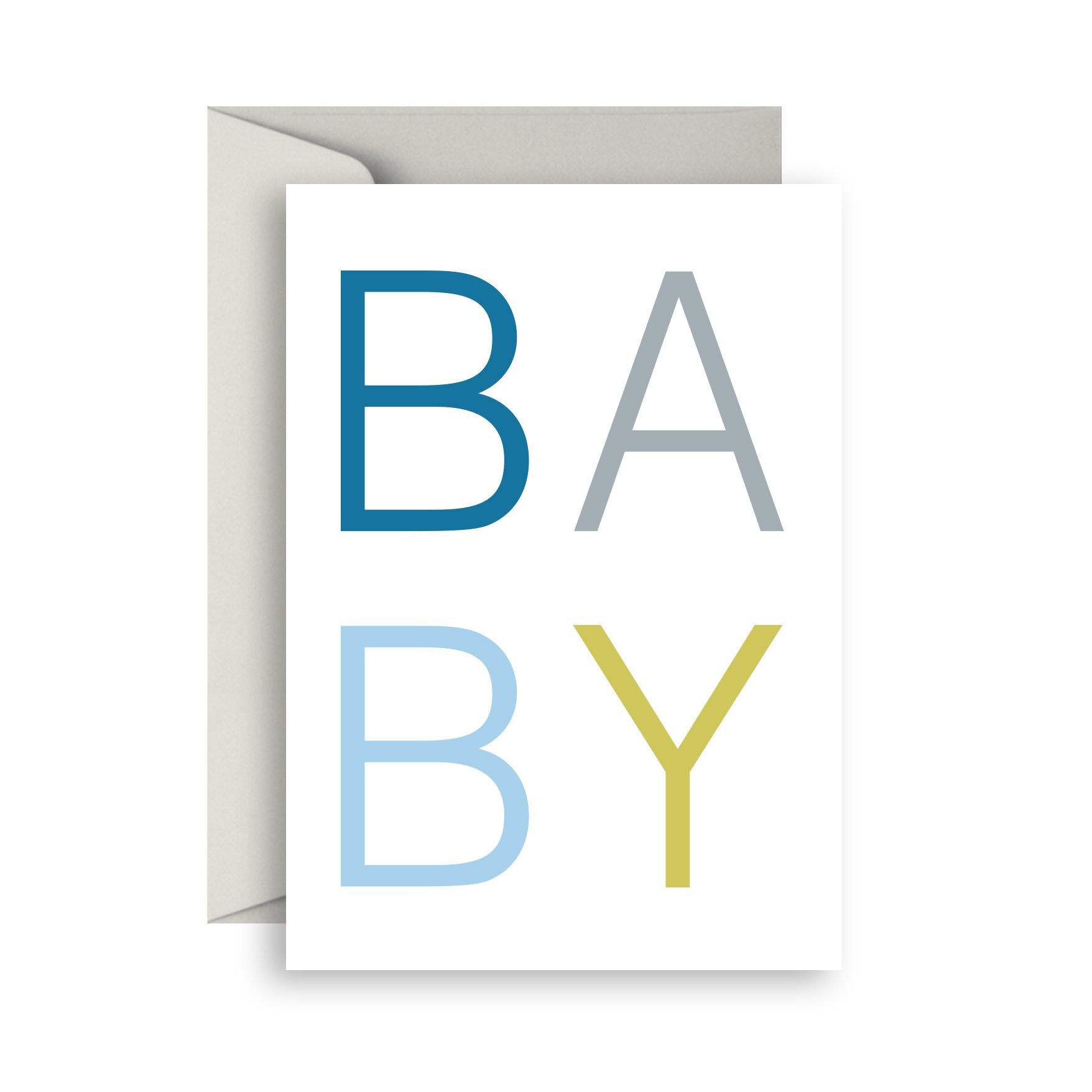 Scandi Baby Boy Greeting Card
