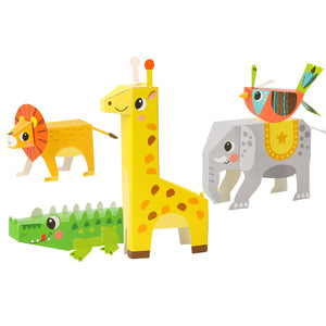 3D Origami Kit - Animals